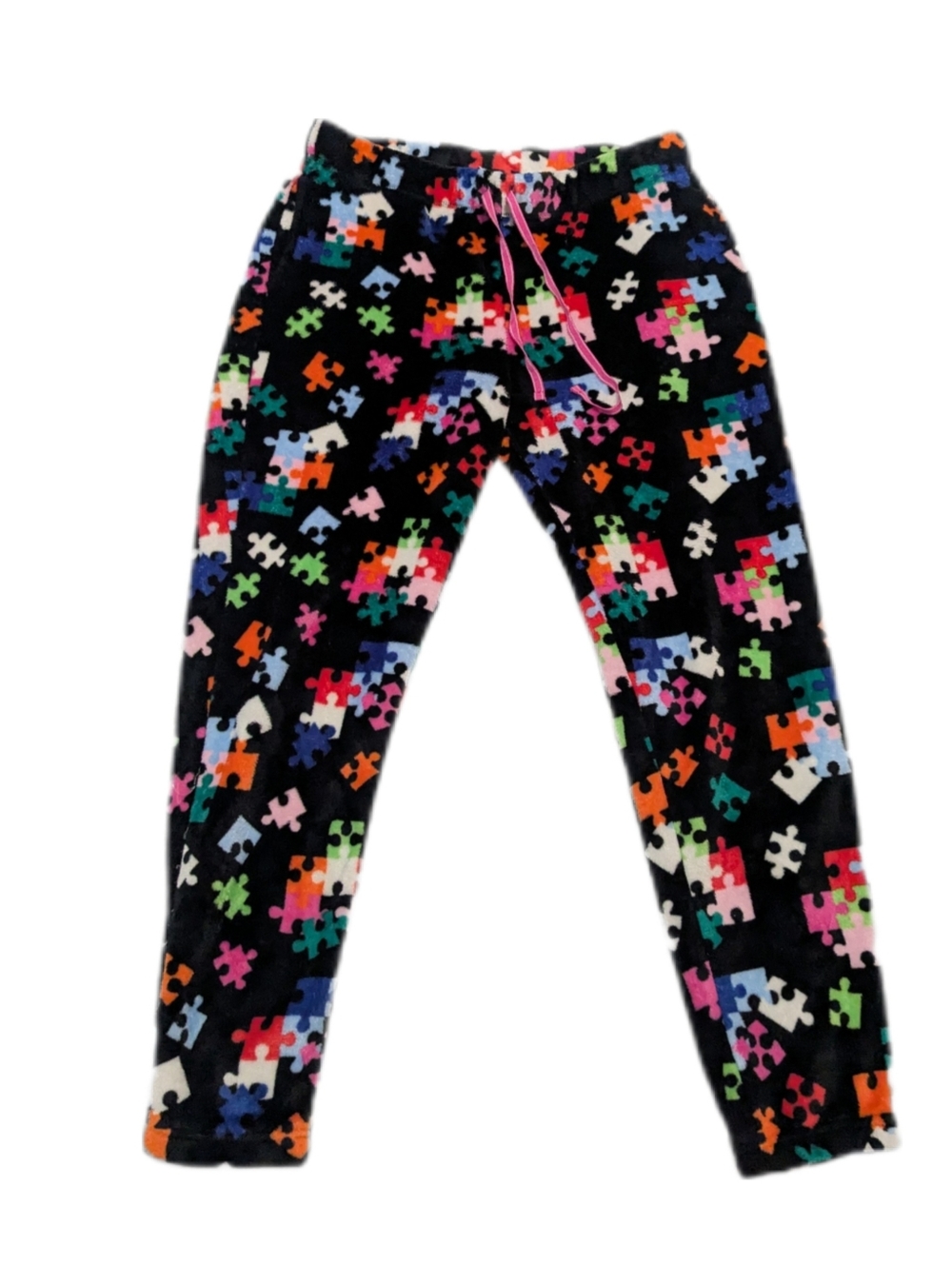 Cute Multicolor Women's Pajama Pant Set Size L